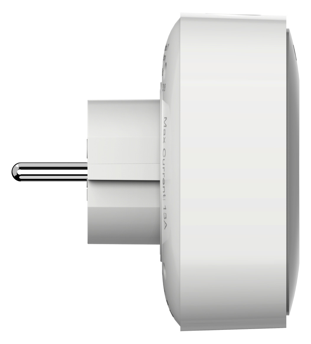 Schaltaktor Funkb C-Last Wiser Steckd TE 13A 3000W 230V Vor Ort-/Handbedienung