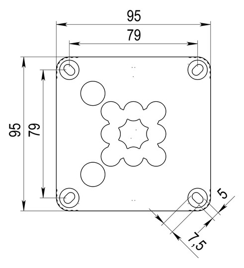 WISKA Abzweigkasten 4qmm  COMBI 407/leer 