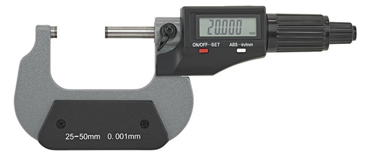 fortis-Digital-Bügelmessschraube - 25-50mm