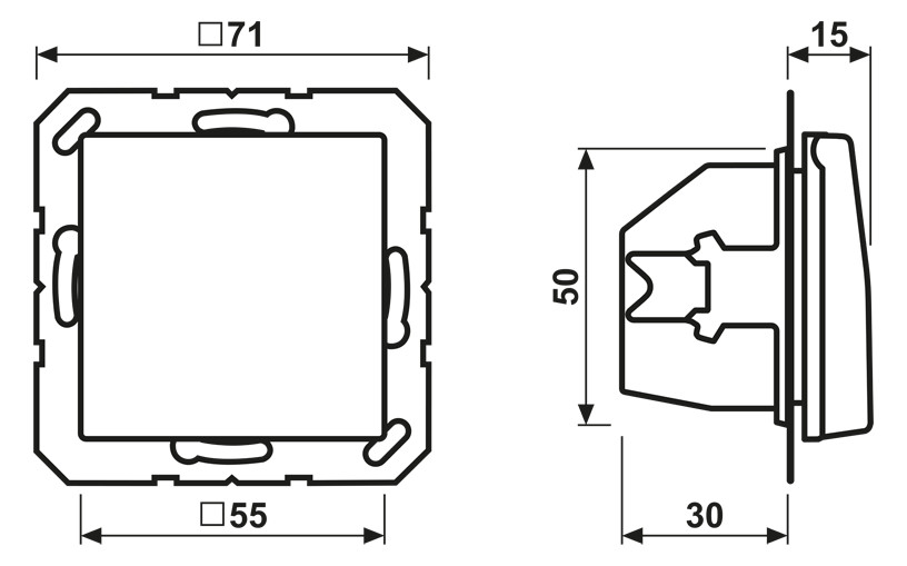 Steckdose 1f aws glz AS UP Klappd IP44 vert Steckdose 1f aws glz AS UP Klappd IP44 vert