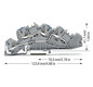 Installationsklemme 36A Serie 2005 gr 0,5-6qmm 2pot APL_erf. Federzugans