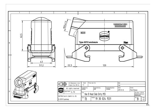 HART Tüllengeh.-Obert.M50    19300241531 