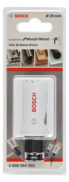 Lochsäge Ø25mm T44mm Steckachse Holz Geeignet für Holz