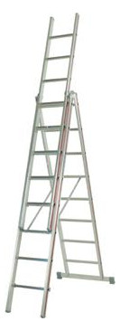 Bild Allzweckleiter dreiteilig 3x7 Sprossen H YMER - HYMER-0