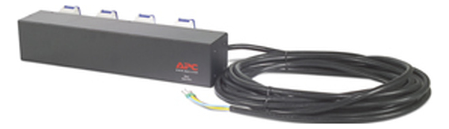 Rack-Stromverteilung 2HE 4Steckd 230V Mit Sicherung Schaltbar