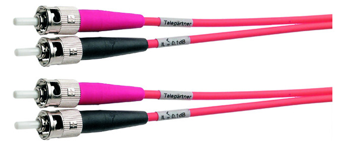 LWL-Patchkabel ST 50/125 OM2 2m or MM50/125