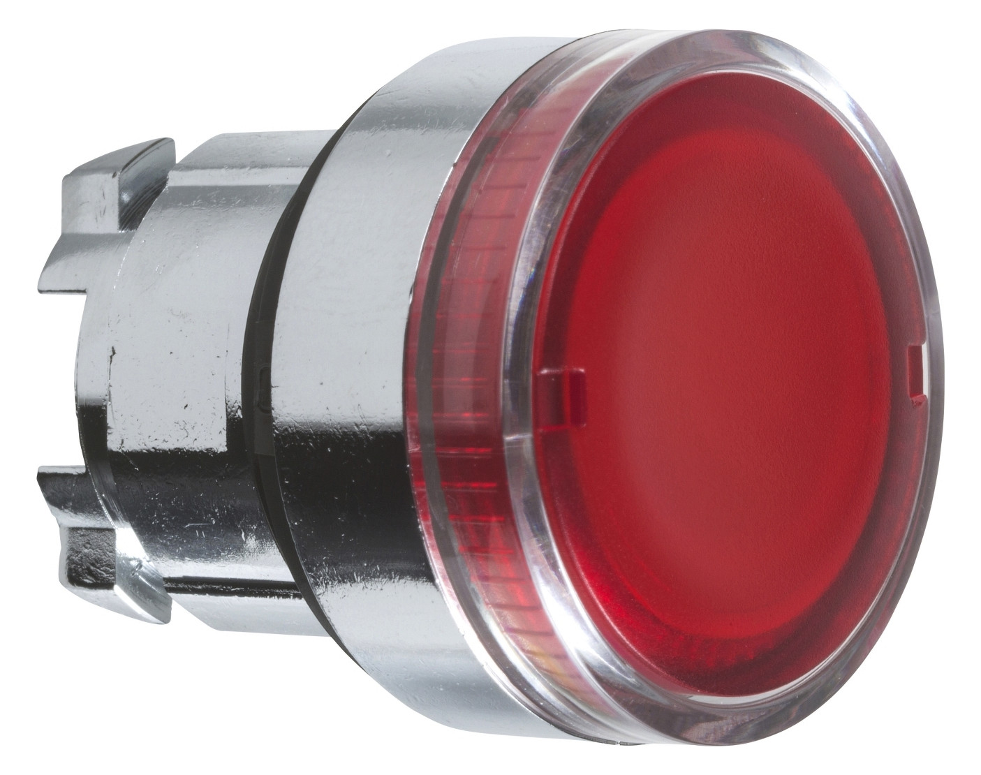 Drucktaster Front 1f rt bel.b Ø22,5mm rnd Geeignet für Beleuchtung IP66