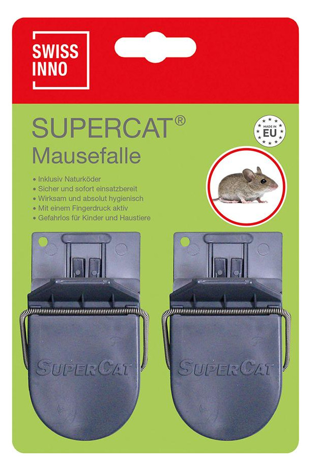 Bild Mausefalle Supercat 2er inkl. Köder Swis sinno Solution - SWISSINNO-7