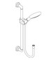 hansgrohe Brauseset Axor Citterio 900mm, mit Handbrause, 120mm, 3jet, brushed brass