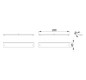 Dallmer Abdeckung CeraWall Individual Duo Naturstein