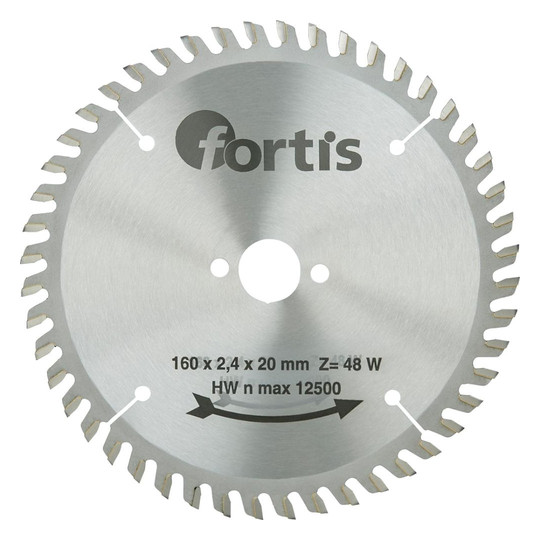 fortis-HW-Kreissägeblatt 160x2,8x20 mm, 48Z
