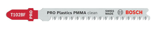 BOSCH-Stichsägeblätter Clean for PMMA - T102BF...