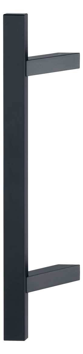 Bild HOPPE Stoßgriff E5724, BA 400mm, Breite 109mm, L 600mm, Durchmesser 40mm, verdeckt verschraubt, schwarz matt-0