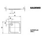 Kaldewei Duschwanne SUPERPLAN CLASSIC 390-1 90x90x2,5cm, weiß