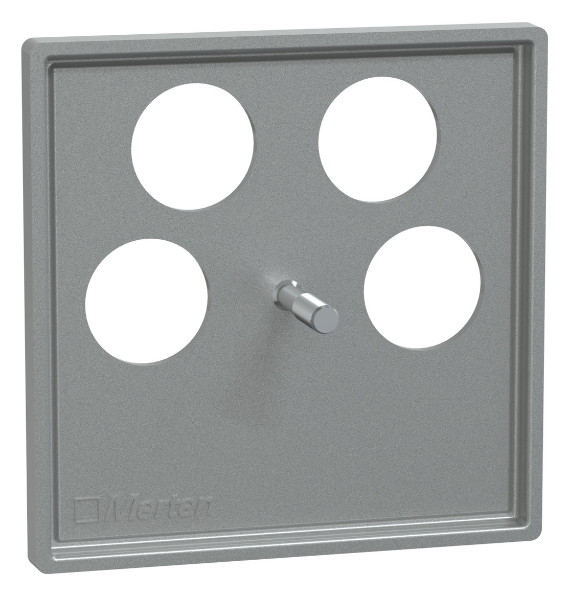Zentralplatte Sat/TV/Radi System M alu Schraubbef 4f Zentralplatte Sat/TV/Radi System M alu Schraubbef 4f