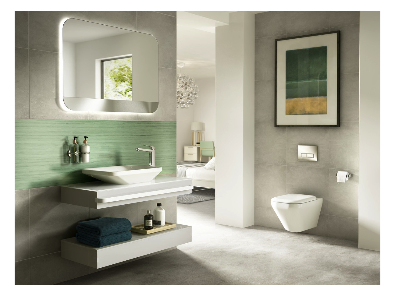 Ideal-Standard Waschtisch-Einhebelmischer Tonic II verlängerter Sockel, verchromt, ohne Ablaufgarnitur