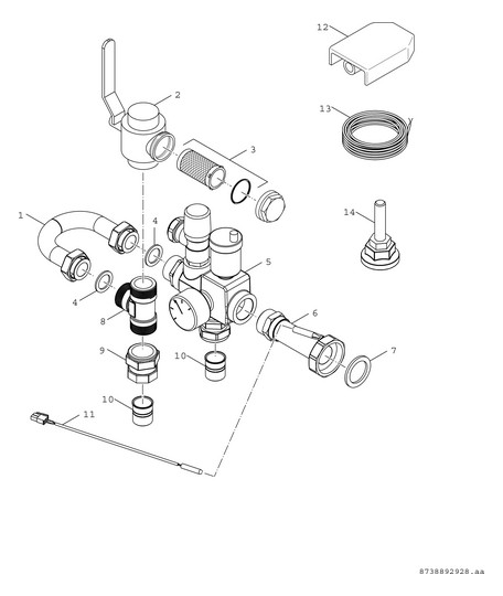 BOSCH Luft-Wasser-Wärmepumpe Compress 7000i CS7000iAW 13 IRM-T, 11 kW, 190 l Speicher