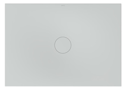 Bette Duschfliese BetteAir 1400 x 1000 mm, manhattan, Rechteck, glasierter Titan-Stahl, mit Minimum-Täger