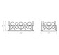 Verbindungsdose UP 240x142x87mm Kst IP2X rechteck