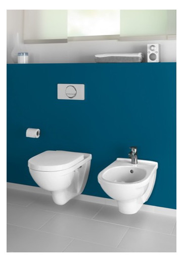 V&B Wand-WC-Combi-Pack O.NOVO weiß, DirectFlush, mit WC-Sitz 36 x 56 cm