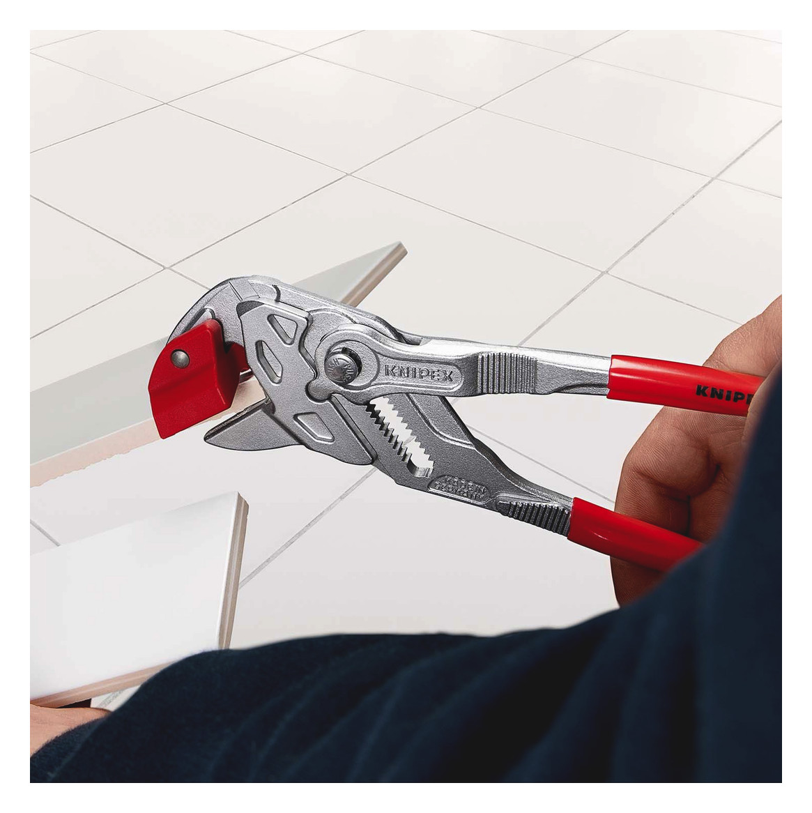 Fliesenbrechzange ger verchr Kst 250mm