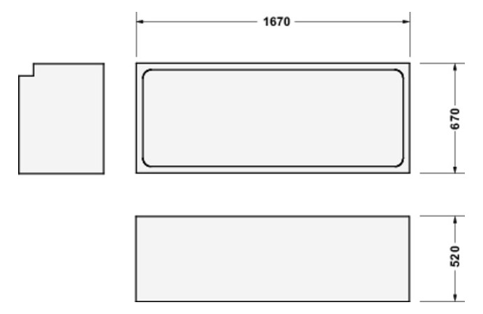 Duravit Wannenträger für Badewanne 700310, 700311
