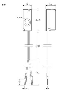 Wechselstromzähler 1ph 63 elektr A 63A 220-240V/N-L 50-60Hz