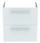 Ideal-Standard Möbel-Waschtischunterschrank i.life S 2 Auszüge, 60 x 37,5 x 63 cm, weiß matt