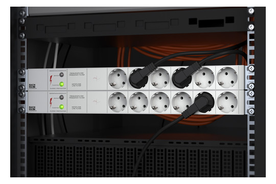 Bachmann 19" 1HE GVS 6xSchuko   333.402 