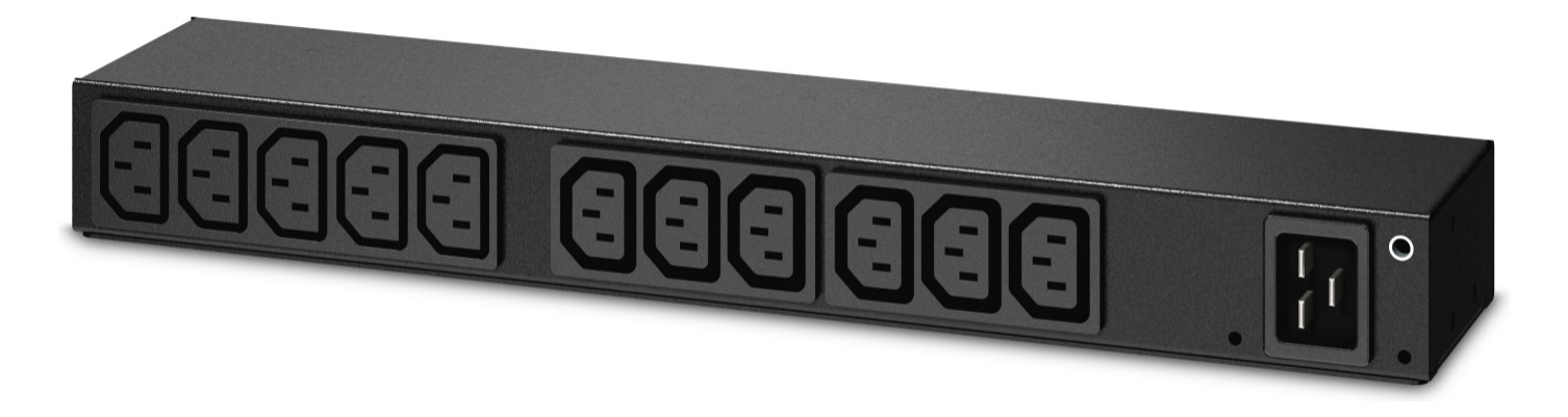 Rack-Stromverteilung 1HE 13xC13 240V Mit Sicherung Schaltbar