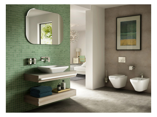 Ideal-Standard Fertigmontageset Tonic II Ausladung 180 mm, für UP-Waschtisch-Einhebelmischer, verchromt