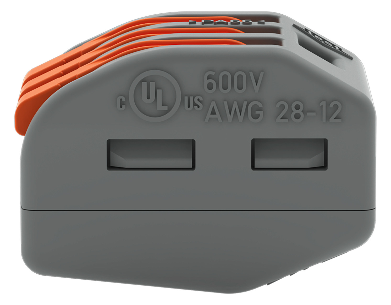 Steckklemme 3f 400V 32A Serie 222 lgr 0,08-2,5qmm m.BetätiHebel f.Massivleiter