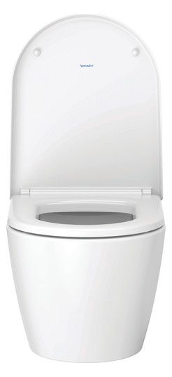 Duravit Wand-Tiefspül-WC Set Me by Starck mit WC-Sitz, Rimless, weiß