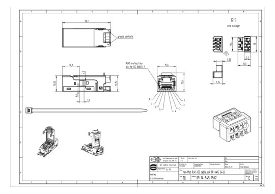 Harting Han-Mod RJ45 IDC     09145451562 