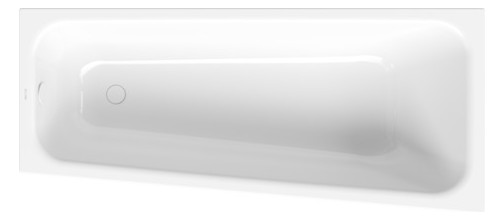 Badewanne BetteSpace S-1140 170x75x42cm, Ecke rechts, ebony
