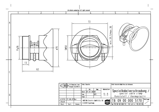 HART SPEZIAL-KABEL-VERSCHRAU 09000005170 