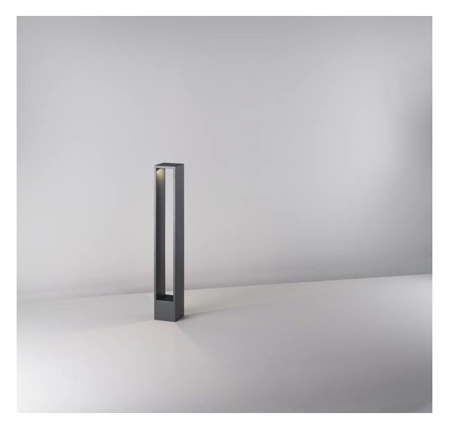 LED-Pollerleuchte 9W IP54 3000K 700lm graphit 1LED Alu Gl_tr