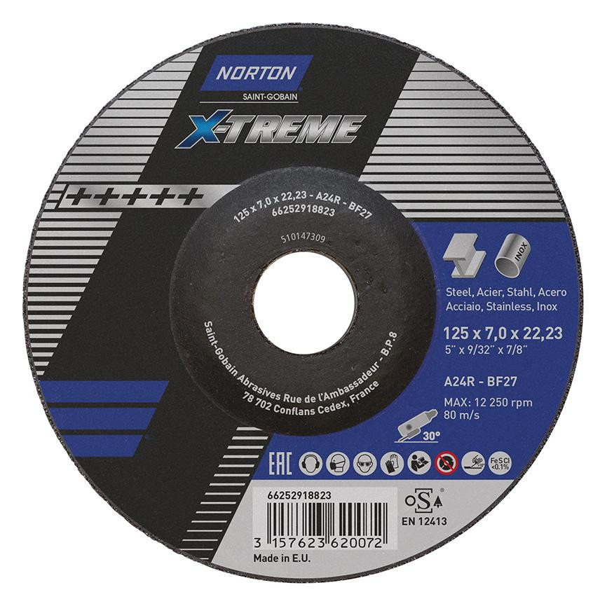 Bild Schruppscheibe X-Treme 125x7,0 T27 - Norton-0