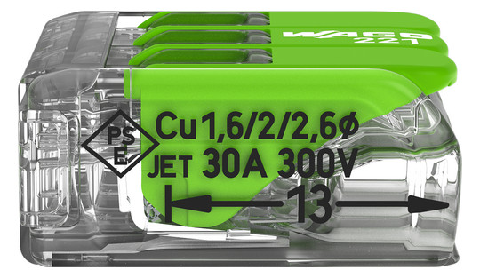 WAGO 221-623 Verbindungsklemme 