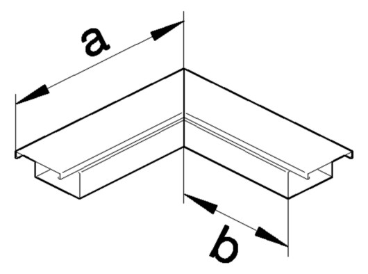 Flachwinkel LF-K UT/OT 45x30mm ST vz si hfr f.Funktionserh