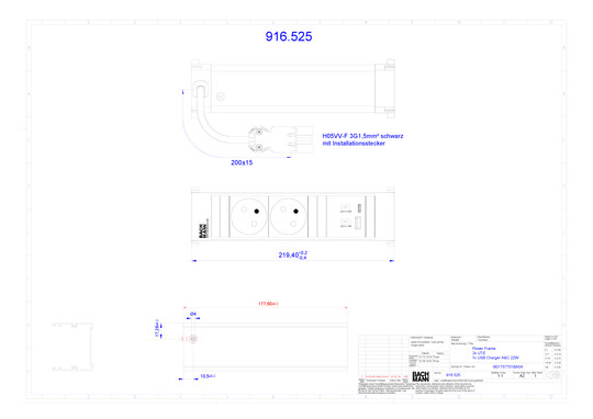 Bachmann Power Frame S 2xUTE     916.525 
