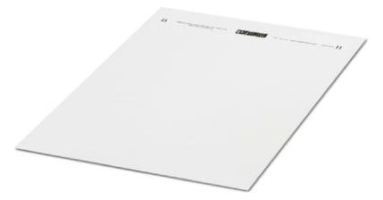 Phoenix 0803906   SK U/3,8 WH:UNBEDRUCKT 