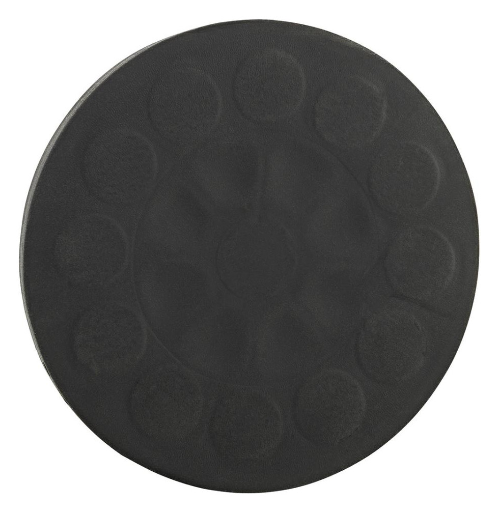 Bild Flachgr.Magnet Gummi 22mm mit Innengewinde M4 Beloh - Neutral-1