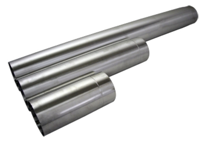 Bertrams Abgasrohr ALU 500 mm, Ø 130 mm x 1 mm