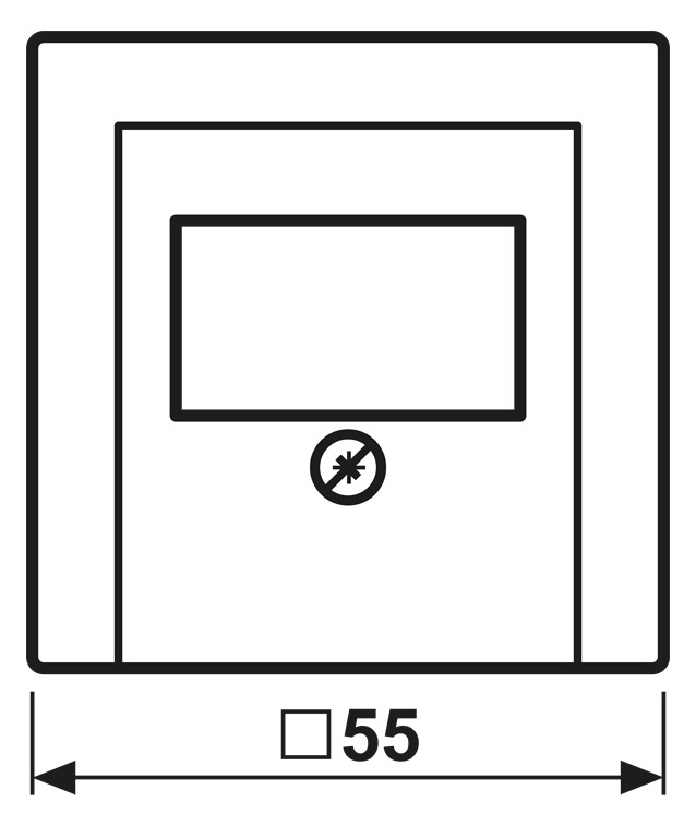 Zentralplatte TAE 1f AS/A aws Schraubbef ohne Zentralplatte TAE 1f AS/A aws Schraubbef ohne