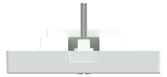 Zentralplatte UAE/IAE 1f System M akws Schraubbef aktivweiß