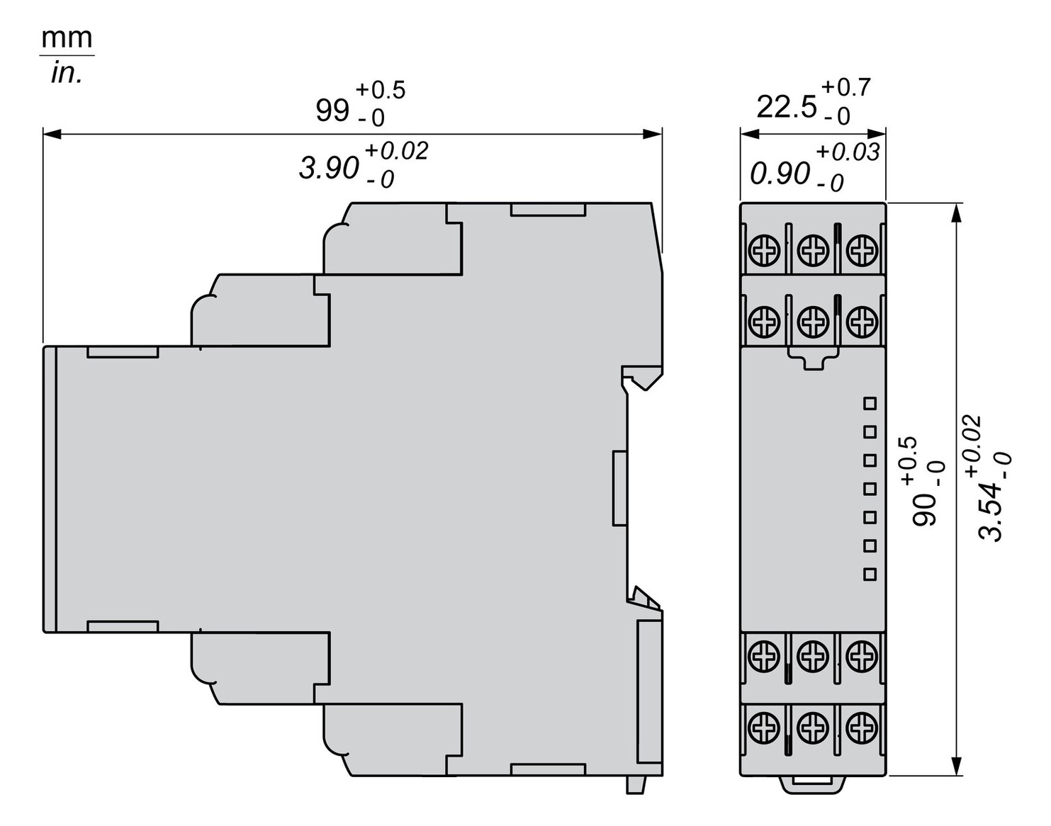 Phasenwächter min.Ansp=650s max.Ansp=650s