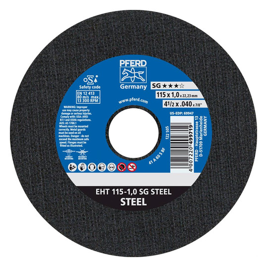 PFERD-Trennscheiben für Stahl SG STEEL - 115x1,0mm,...