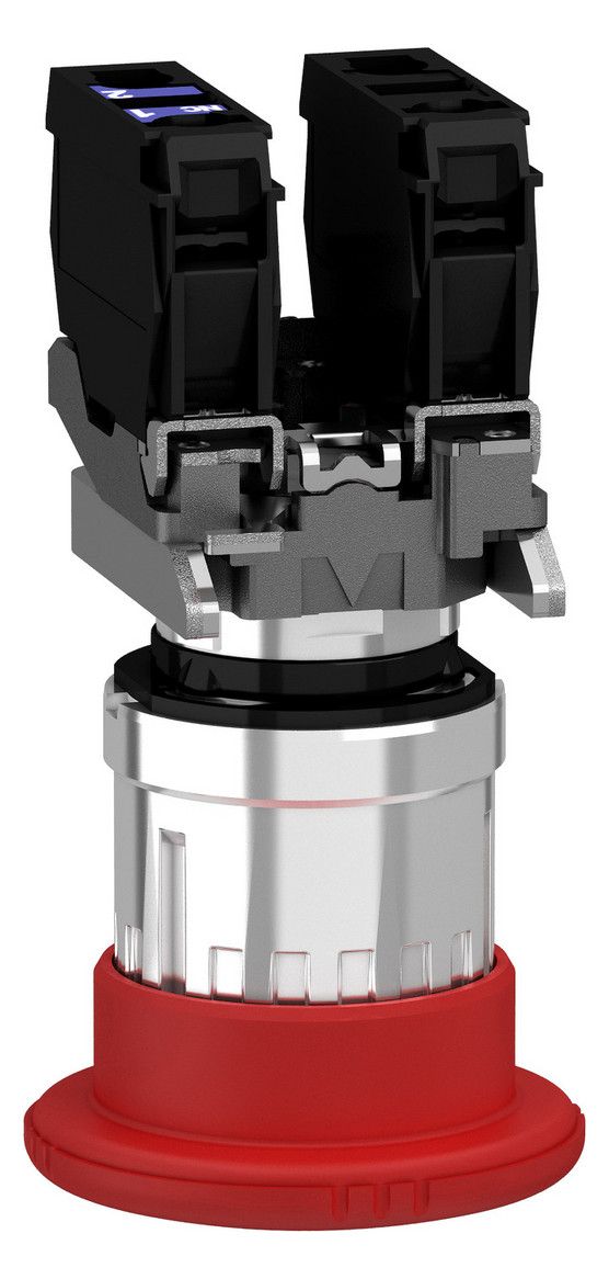 Not-Aus Taster EB IP66 Dreh 2Ö Ø22,5mm Schraub Einb