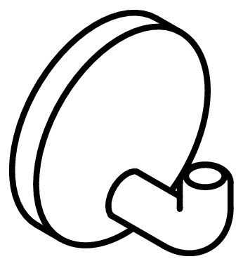 801-90-010-95-WANDHAKEN, FELSGRAU